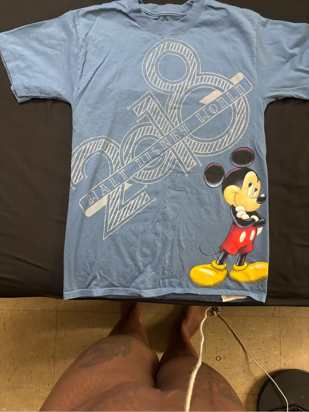 Walt Disney World Mickey Mouse Blue Short Sleeve T-Shirt